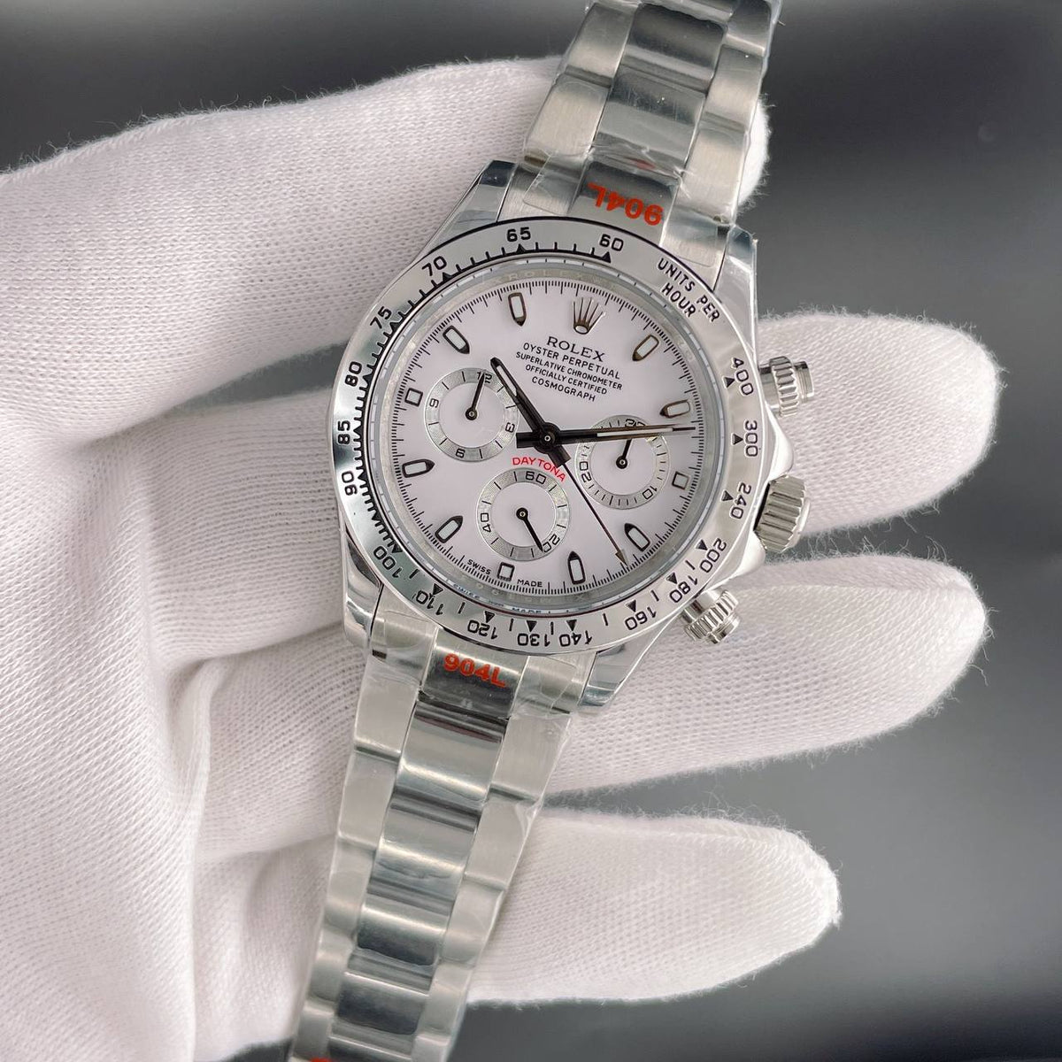 Daytona Hvid 40 MM