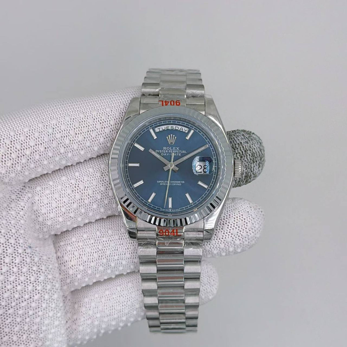 Day-Date Himmelblå 40 MM