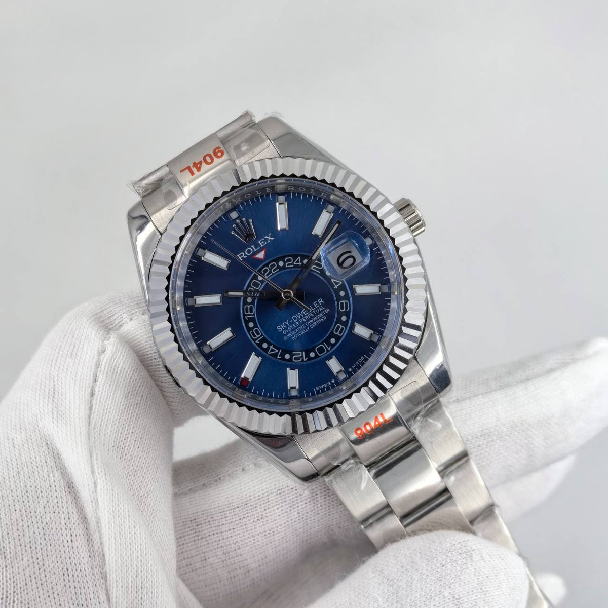 Sky-Dweller Oyster Blå 42 MM