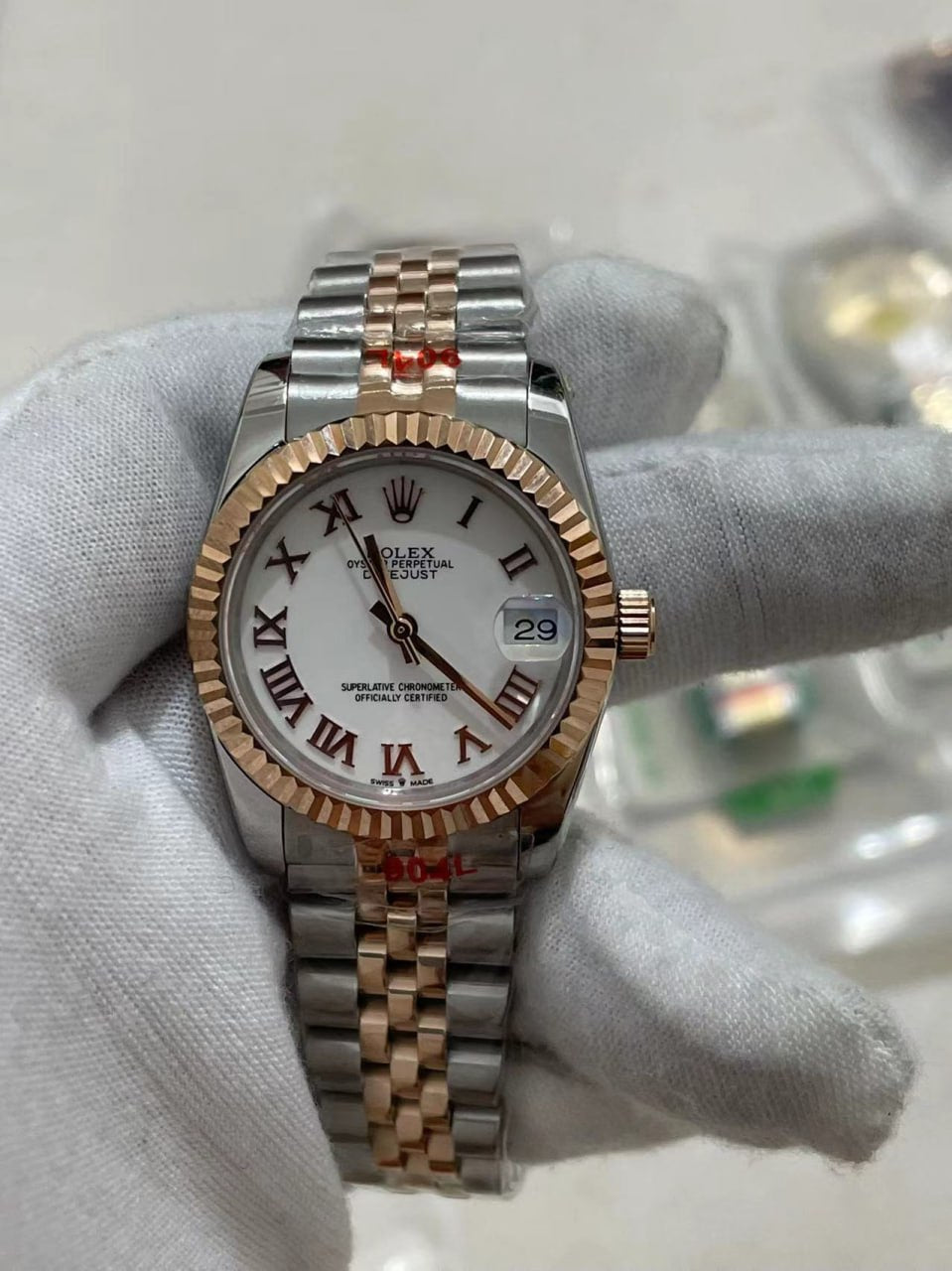 Datejust Roseguld Diamant skive 31 MM