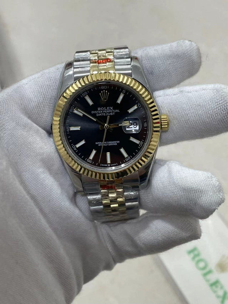 Datejust Guld/Sort 41 MM