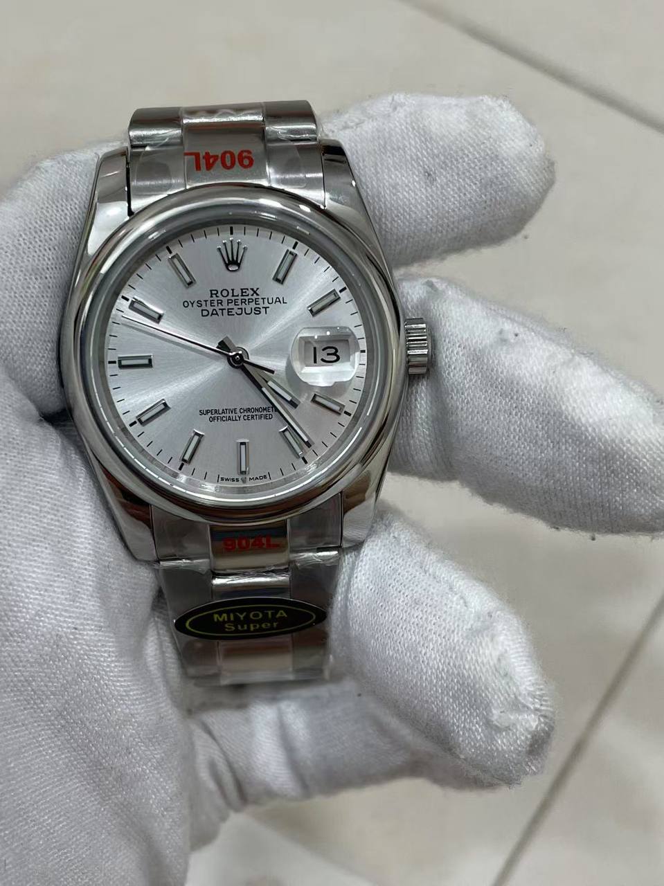 Datejust Hvid Oyster Perpetual 41 MM