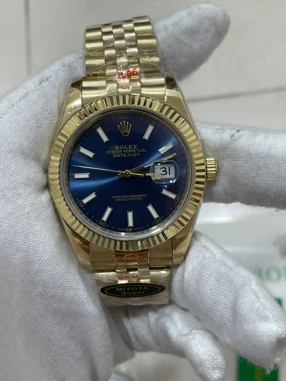 Datejust Guld/ Blå 41 MM