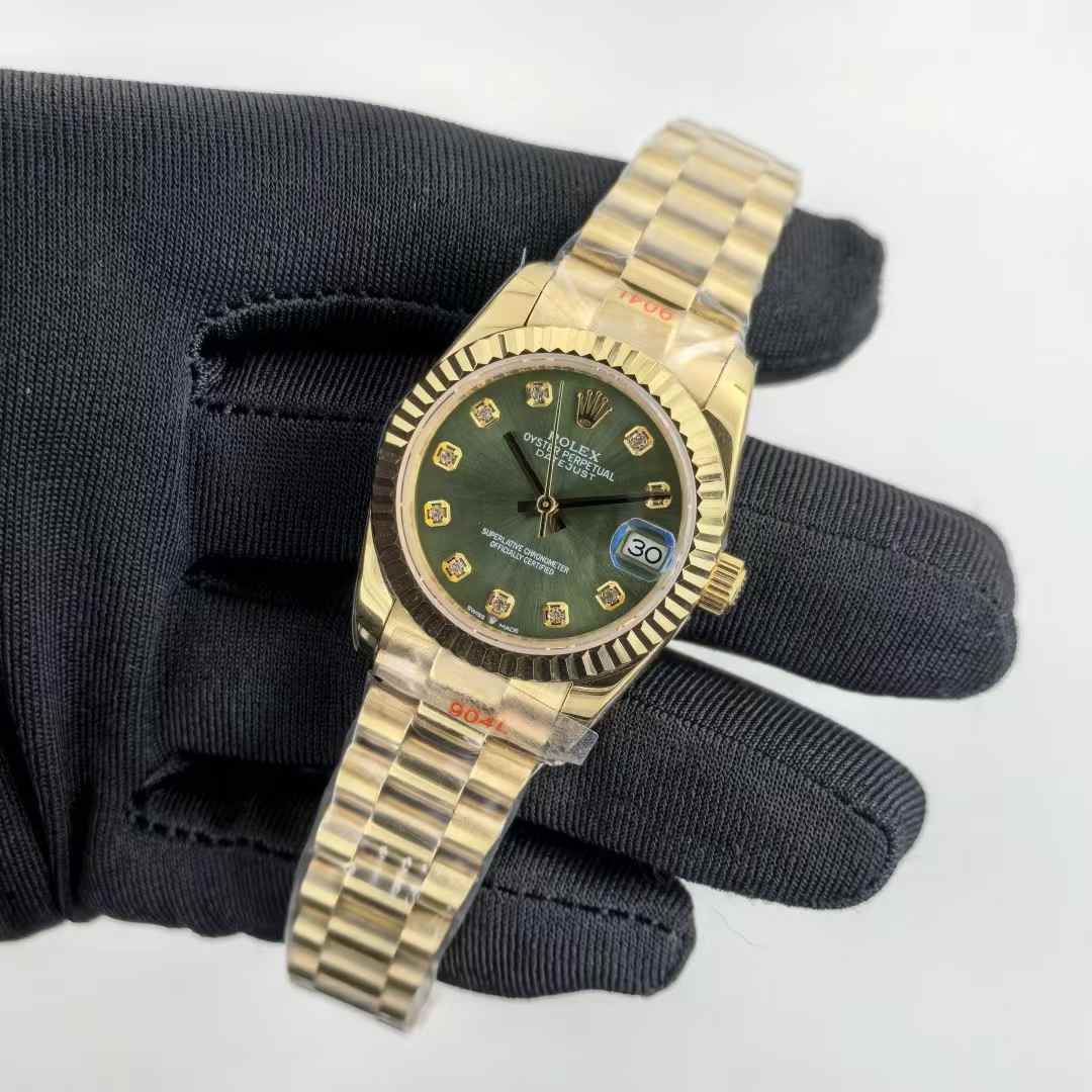Datejust Guld/Grøn 31 MM