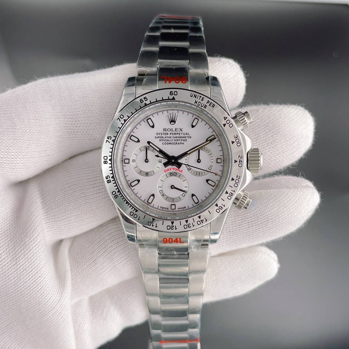 Daytona Hvid 40 MM