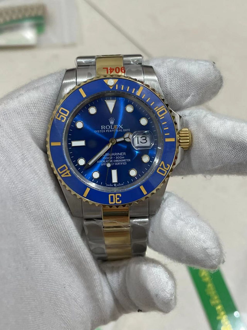 Submariner Blå/Guld 41 MM