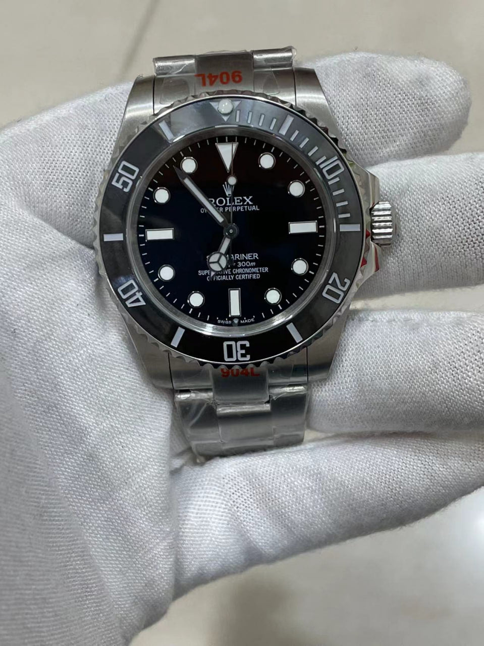 Submariner Sort Skive 41 MM