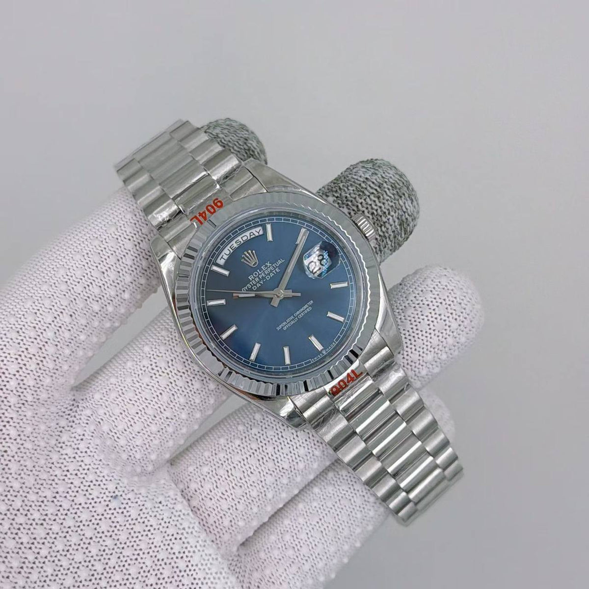 Day-Date Himmelblå 40 MM