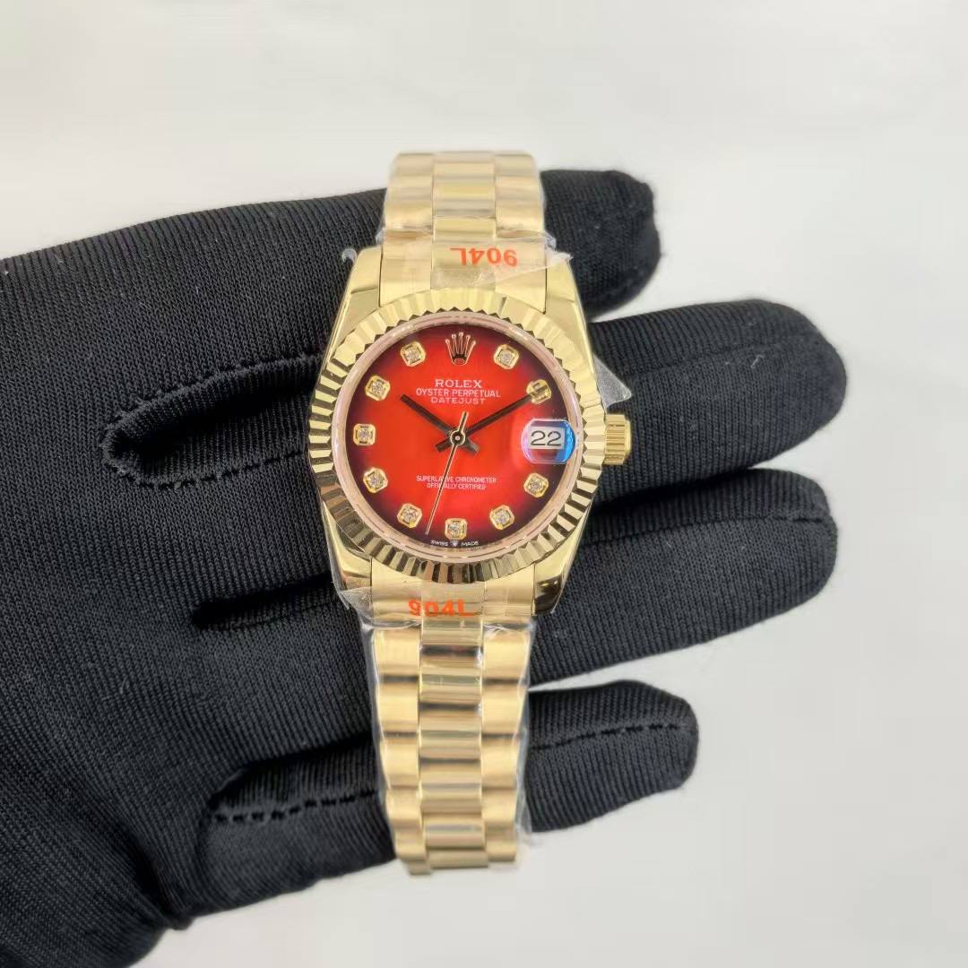 Datejust Guld/Rød 31 MM