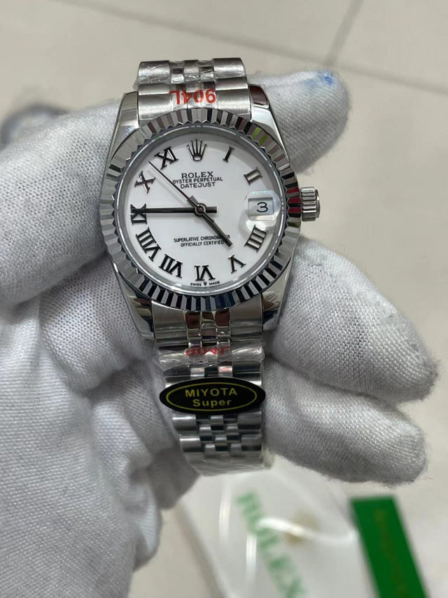 Datejust Hvid Romertal 31 MM
