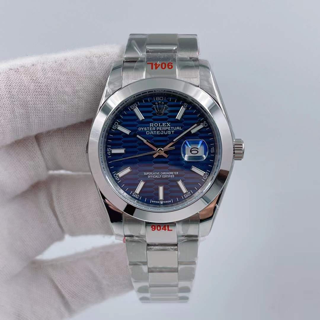 Datejust Blå Smooth Bezel 36 MM