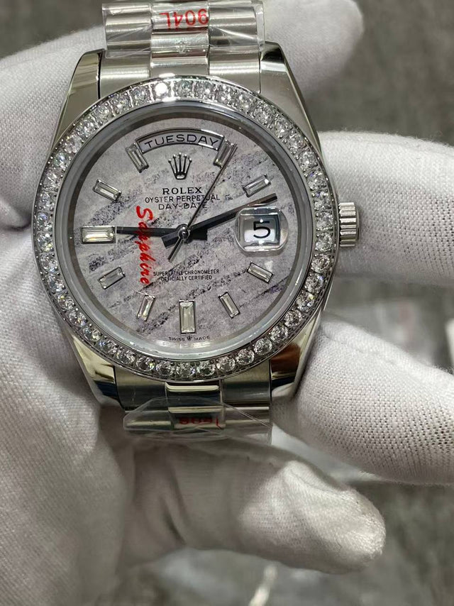 Day-Date Meteorite Baguette 40 MM